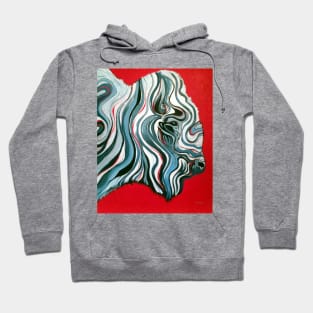 Abstract buffalo Hoodie